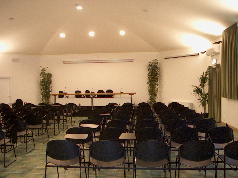 Impianto elettrico di sala conferenze