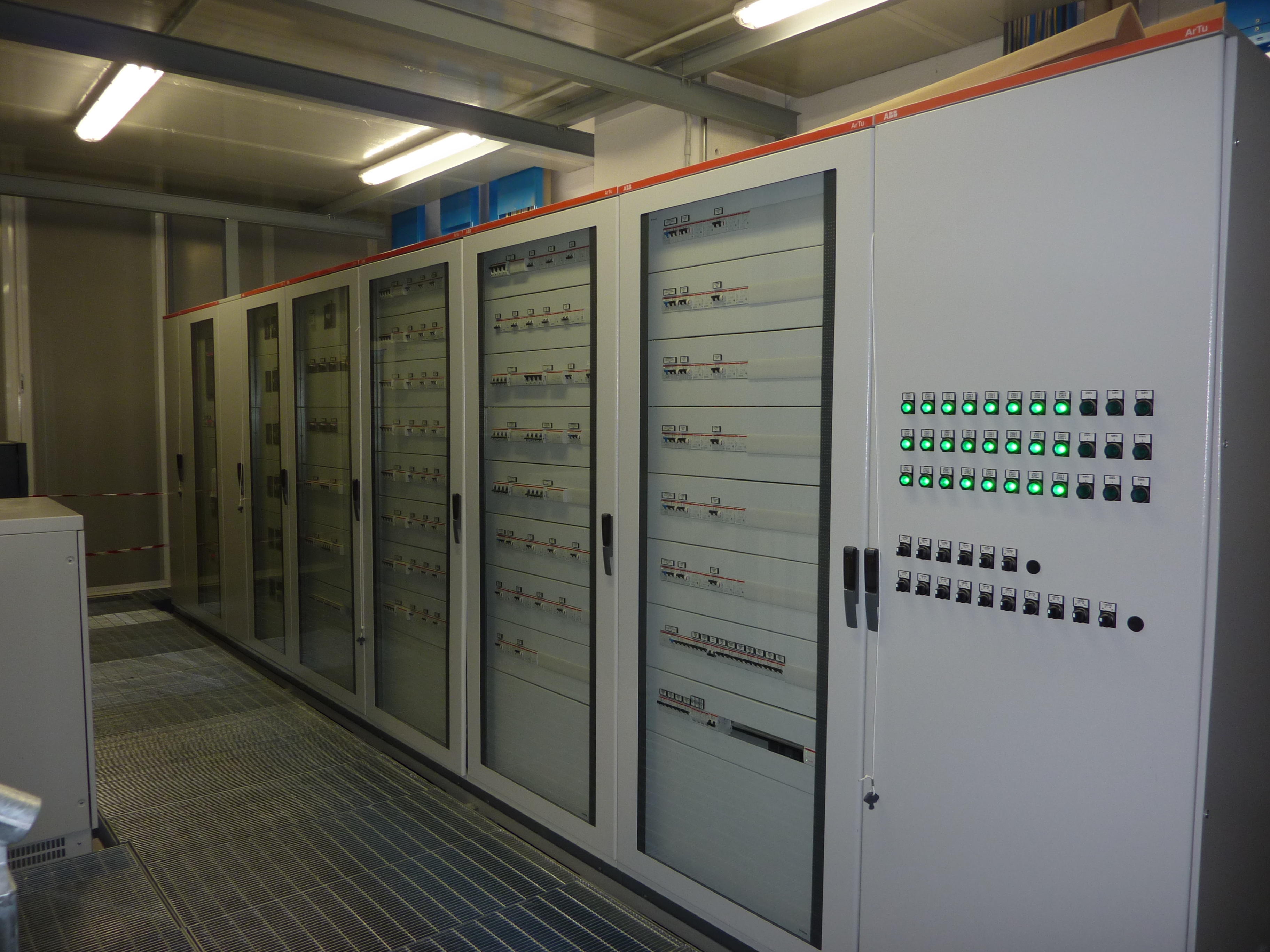 Quadro elettrico di impianto industriale