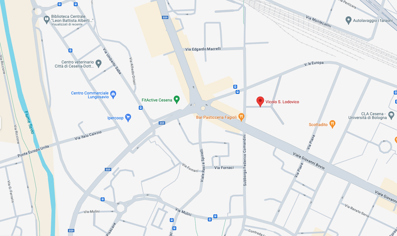 Mappa della nostra posizione